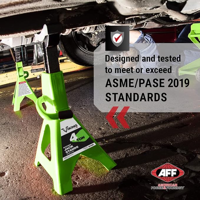 AFF Viking 4 Ton Jack Stand Set - Image 6