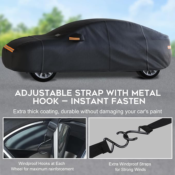 Hatchback Car Cover Waterproof All Weather - Image 5