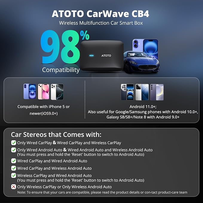 AI Box CarPlay with Bluetooth OBD2 Scnaner，2025 Upgrade Wireless CarPlay - Image 8