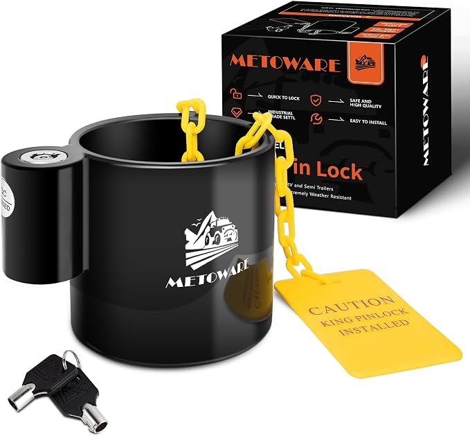 METOWARE 5th Wheel King Pin Lock by METOWARE
