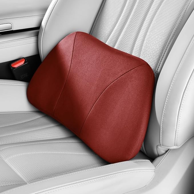 1P Lumbar Support Pillow, 15.5x8.7 Memory Foam, Superfiber Suede, Drive car by -----------------