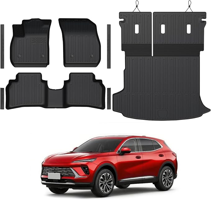 Floor Mats Set for Buick Envision 2021-2025 Accessories, Full Coverage All by GALVAGNITE