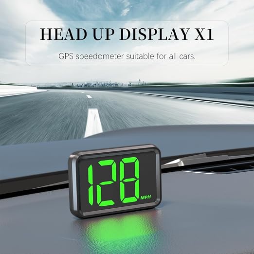 GPS Digital Speed Meter with MPH, Car Head Up Display - Image 2
