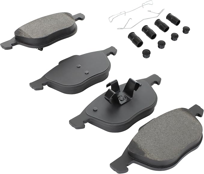 Premium Semi-Metallic Front Brake Pads Compatible - Image 2