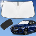 Sun Shade Sunshade for BMW X3 2018-2024 2025 Windshield Cover, 4-Layer Front by ZOIBVCARSUNSHADE