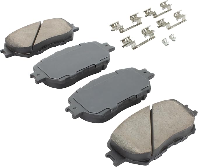 Premium Semi-Metallic Front Brake Pads Compatible - Image 2