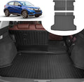 Cargo Liner & Backrest Mat Fit for Honda HR-V HRV 2016-2022 AWD: Cargo Mat by TTXLIGHTING%C2%AE