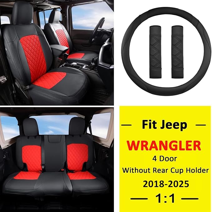 GIANT PANDA Fit Full Set Car Seat Covers - Image 2