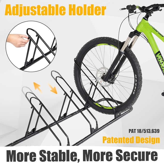 CyclingDeal Bike Rack Floor Parking Bike Stand - Image 2
