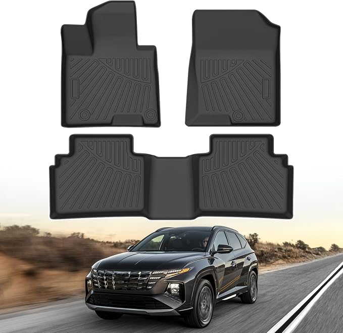 Powerty Floor Mats for 2022-2025 Hyundai Tucson Accessories All Weather Floor by Powerty