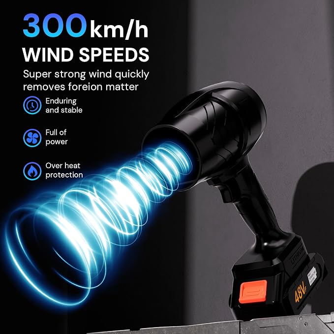 Turbodry 13000RPM Cordless Car Dryer & Turboglass Blower – Dual Batteries - Image 3