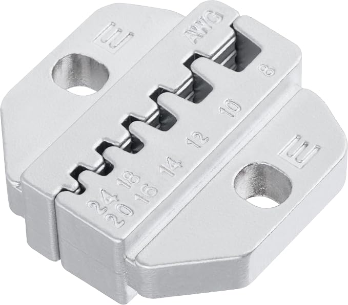 haisstronica Crimping Die for Ferrule Terminals, 24-8 AWG by HAISSTRONICA