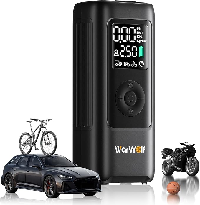 WARWOLF 160PSI Tire Inflator Portable Air Compressor by TireInflator