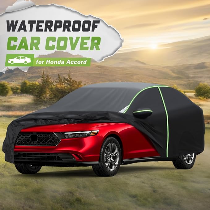 Mixsuper Liner Car Cover for Honda Accord 2001-2026, 7 Layers Waterproof Car - Image 2