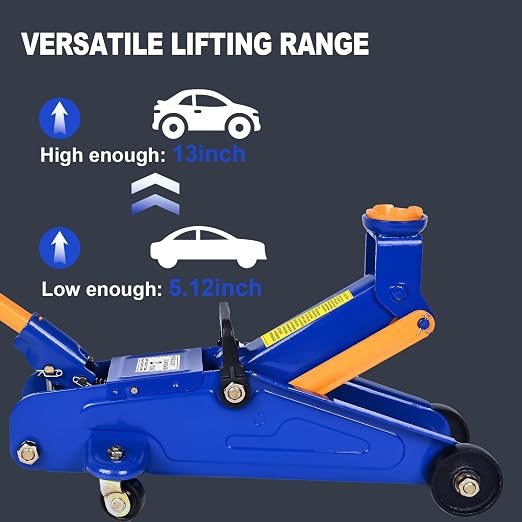 Hydraulic Floor Jack, 2 Ton Portable Car Jack Lift - Image 3