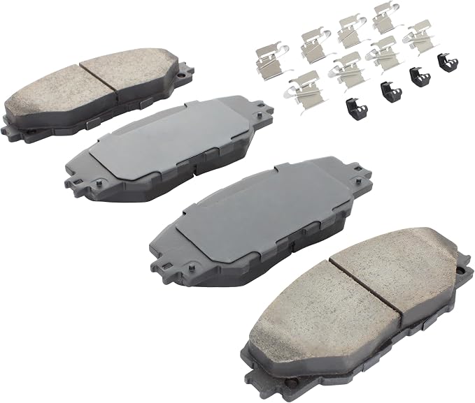 Premium Ceramic Front Brake Pads Compatible - Image 2