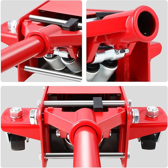 DNA MOTORING Low Profile Hydraulic Trolley Service/Floor Jack, 3 Ton Capacity - Image 6