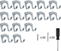 15 Pack Tool Hanger Hooks, Wall Mount Garage Garage Shed Hooks Heavy Duty by MELODYING