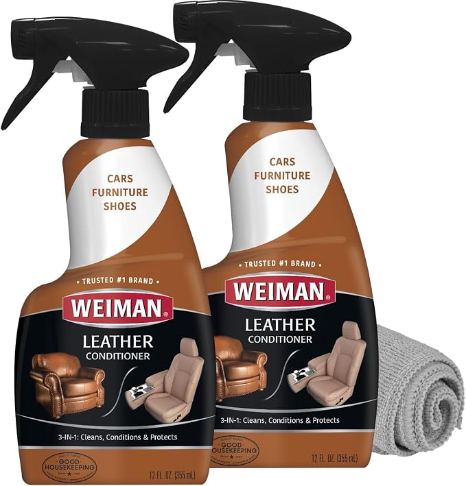 Weiman Leather Cleaner and Conditioner by Weiman