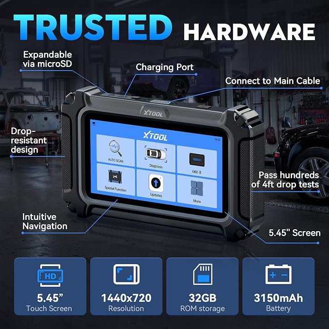 XTOOL D6S OBD2 Scanner Diagnostic Tool, 2025 Car Scanner - Image 8