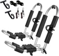 FORWODE Kayak Roof Rack, 2 in 1 Aluminum 1 Pair J-Bar Roof Rack, Folding by FORWODE