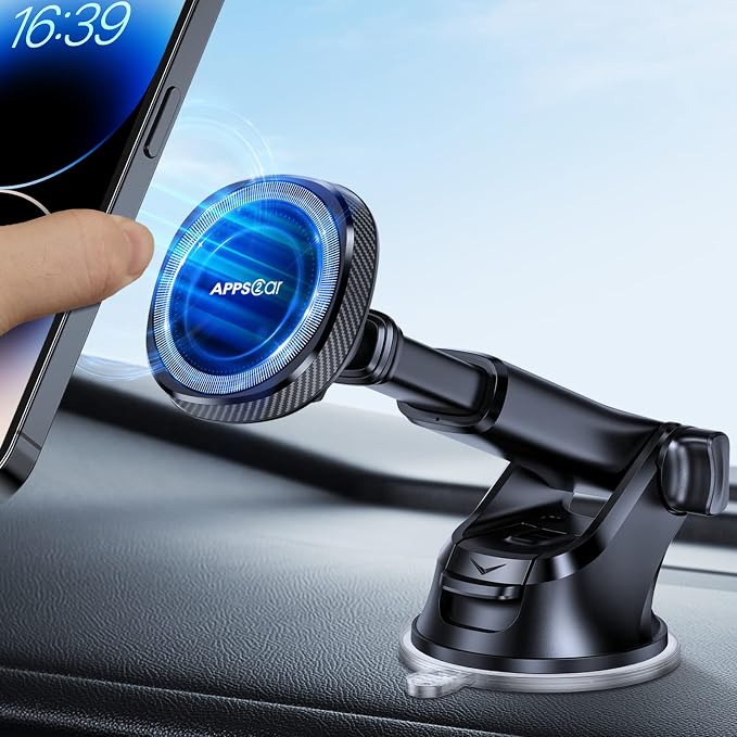 APPS2Car for MagSafe Car Mount, Magnetic Phone Holder for Car Dashboard - Image 9