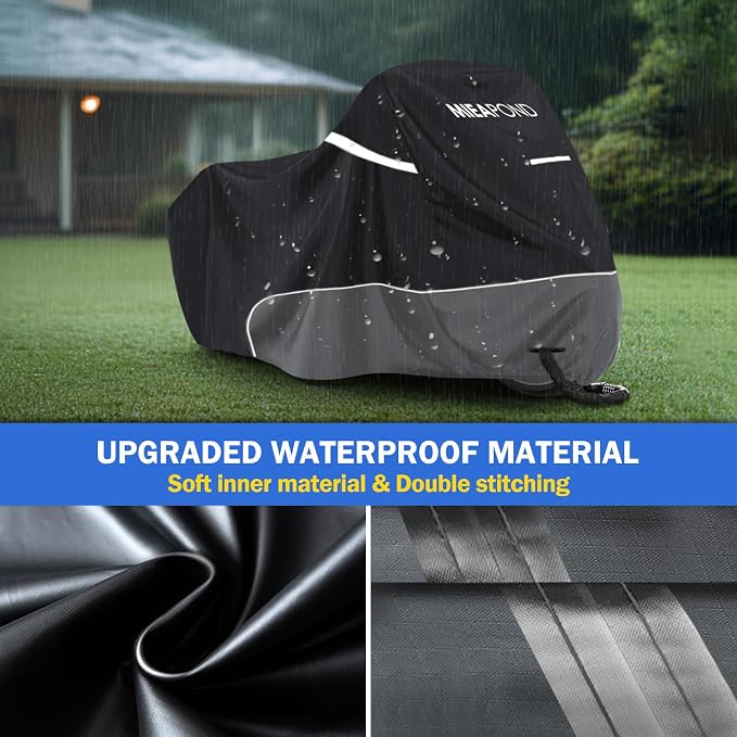 Motorcycle Cover for Cruiser Models Harley Davidson Iron 883, Fat Boy, Softail - Image 4