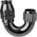 EVIL ENERGY 6AN 180 Degree PTFE One Piece Full Flow End Hose Fitting Aluminum by EVILENERGY