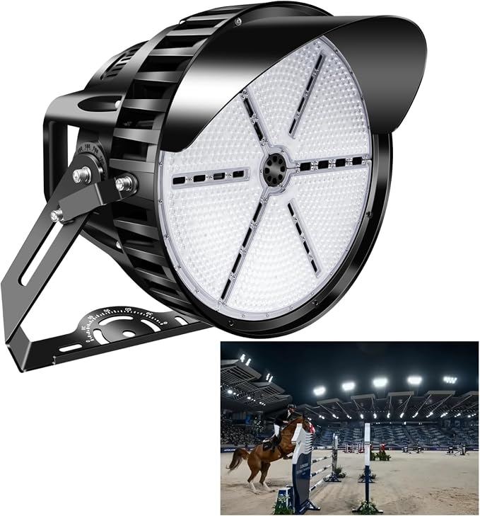 750W LED Stadium Lights, Heavy-Duty High Mast Sport Court Light Outdoor IP66 by TOMOURD