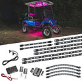 LEDGlow 12pc Million Color LED 4-Seater Golf Cart Underglow Neon Kit by LEDGlow