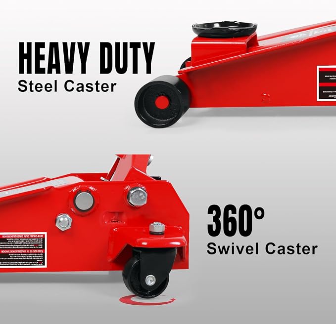 3 Ton Floor Jack Steel Heavy Duty Car Jack Fast Lift Service Hydraulic Jack - Image 3