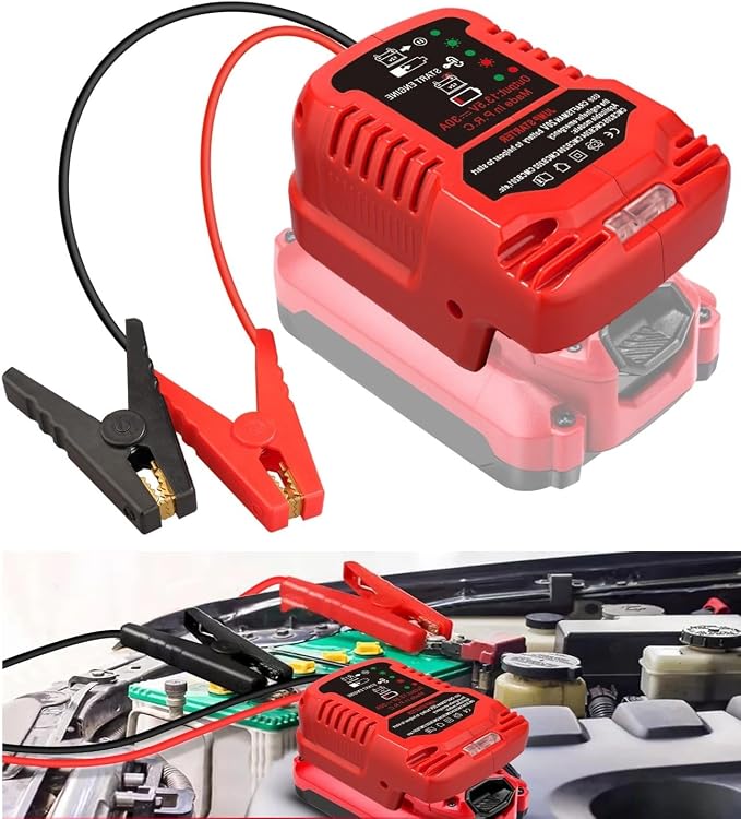 Car Jump Starter Adapter for Craftsman 20V Battery, 12V Portable Car Jump by MAKBOS