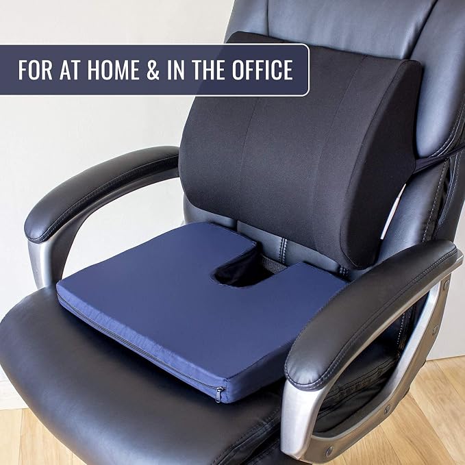 DMI Gradual Slope Seat Cushion for Coccyx, Sciatica and Tailbone Pain, Machine - Image 7