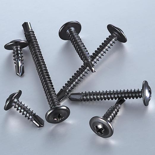 Wensilon #10×1/2” for Sheet Metal Self-Tapping Screws 410 Black Stainless Steel - Image 4