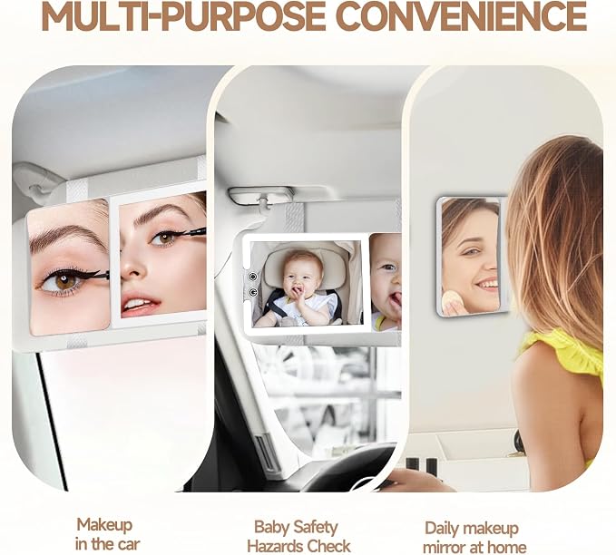 Car Sun Visor Vanity Mirror - Image 7