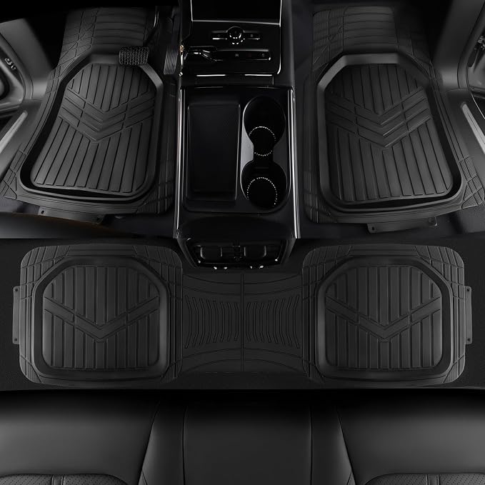 Amazon Basics 4-Piece Heavy Duty PVC Floor Mats - Image 5