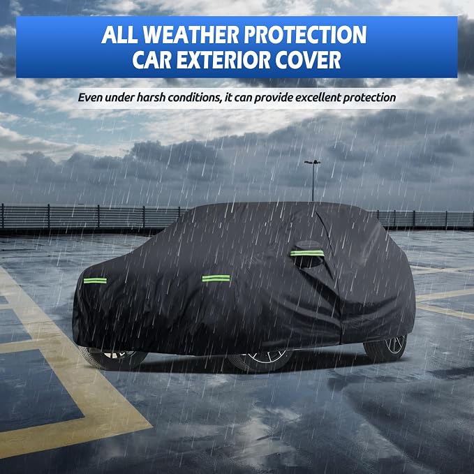 Car Cover Custom Fit for Audi Q5/SQ5 2009-2025, Migaven Waterproof Full - Image 7