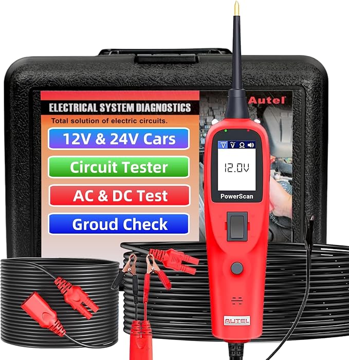 Autel PowerScan PS100 Automotive Circuit Tester, Power Circuit Probe Scan Tool by Autel