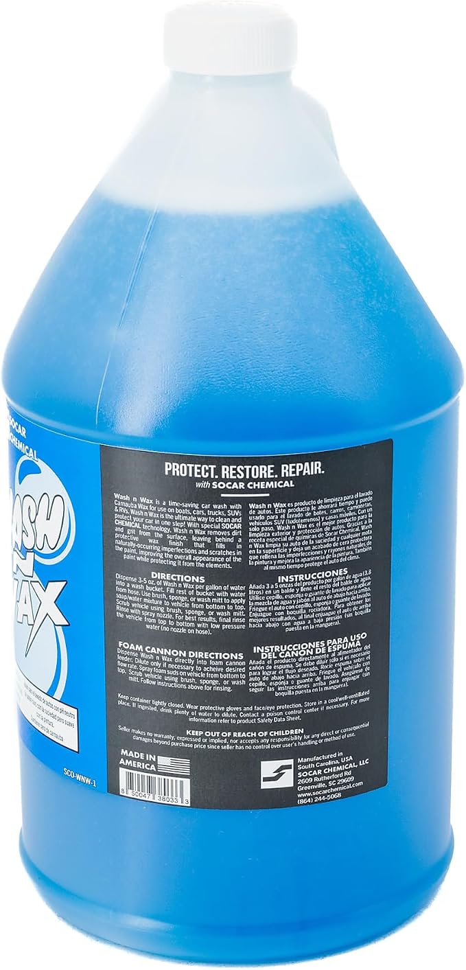 SOCAR Wash N Wax Car Wash Soap - Image 8