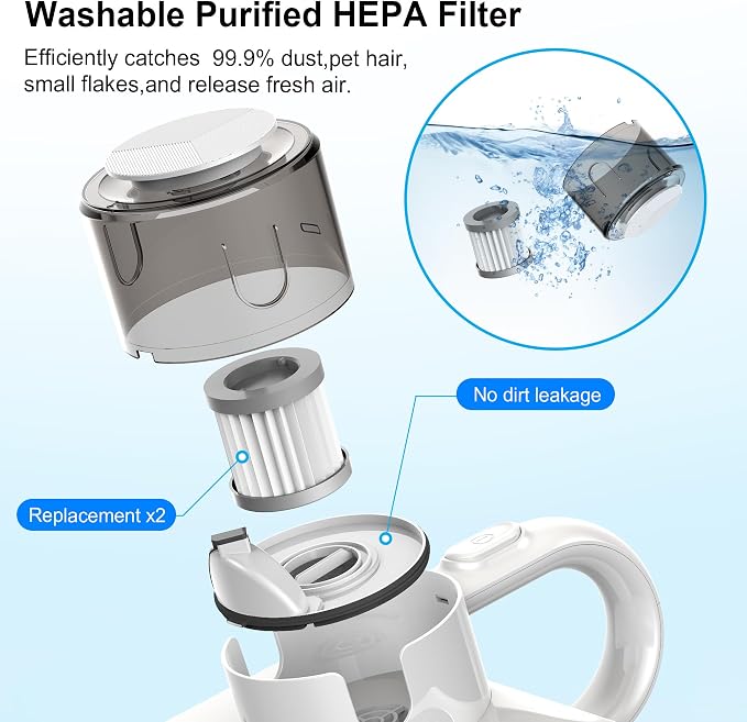 Mattress Vacuum Cleaner, 13Kpa Powerful Suction Bed Vaccum Cleaner - Image 8