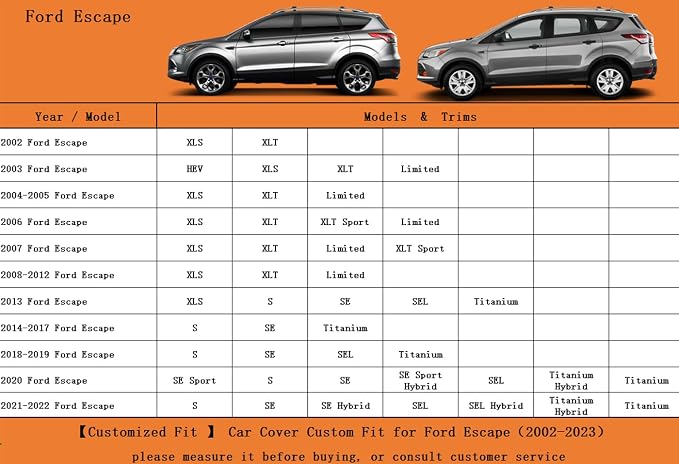 Kayme 6 Layers SUV Car Cover Custom Fit - Image 6