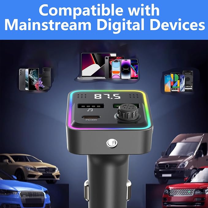 Bluetooth FM Transmitter for Car - Image 2