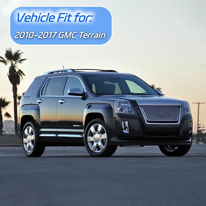 Rain Guard Fit for 2010-2017 GMC Terrain, Outside-Mount Side Window Visor - Image 3