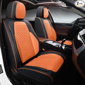 Seat Covers for Cars Full Set, Leather Seat Covers 2 Pack, Breathable Leather by truckerset