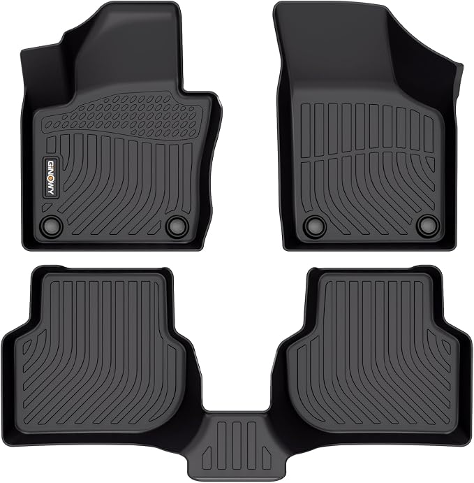 GINOWY-Floor Mats for Volkswagen VW Jetta 2012-2018 丨TPE All Weather Car Mat by GINOWY