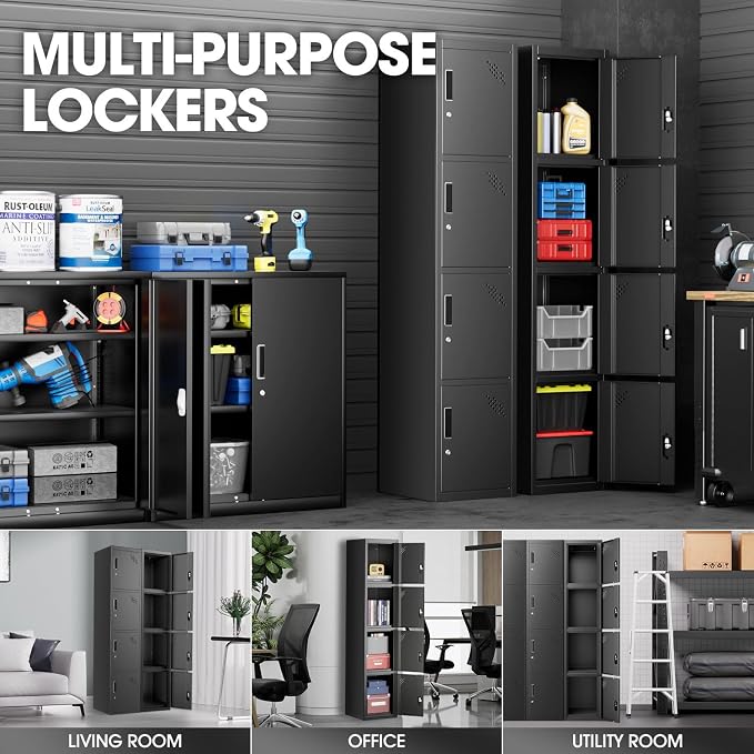 DNA MOTORING Metal Storage Cabinet - Image 6