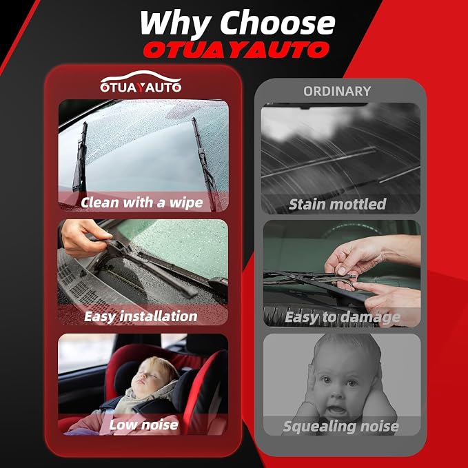 OTUAYAUTO Windshield Wiper Blades - Image 7