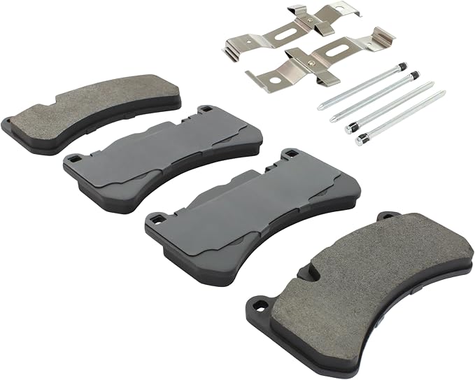 Premium Semi-Metallic Front Brake Pads Compatible - Image 2