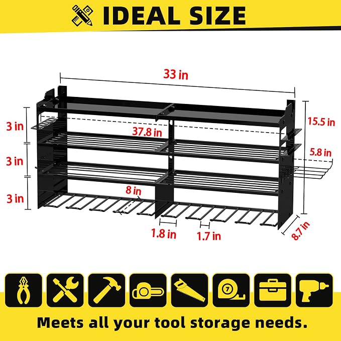 Power Tool Organizer Wall Mount - Image 2
