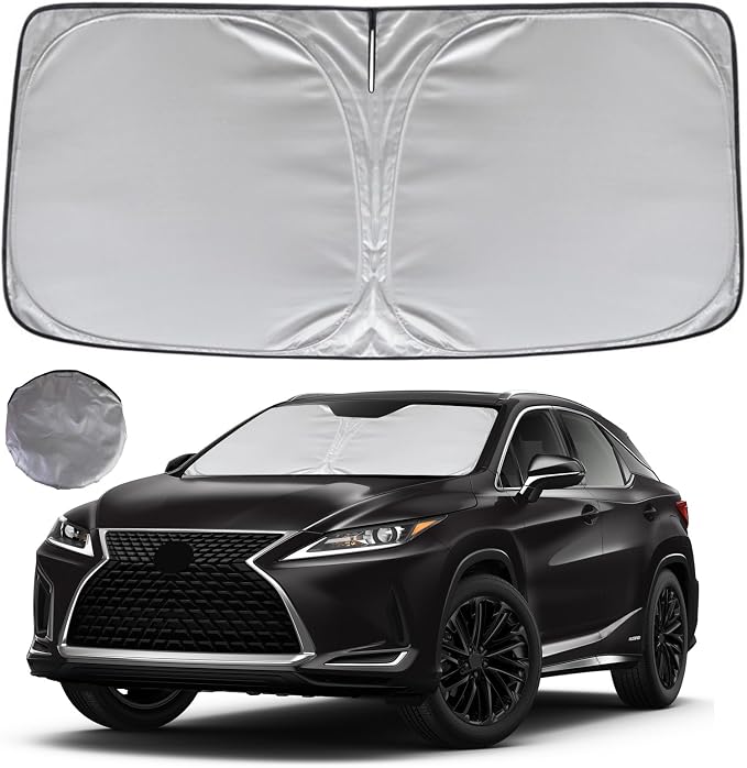 KAYZT Windshield Sun Shade for 2016-2022 Lexus RX Foldable Sunshade Front by KAYZT